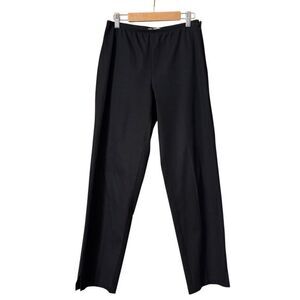 Eileen Fisher Black Stretch Organic Cotton Pants XS